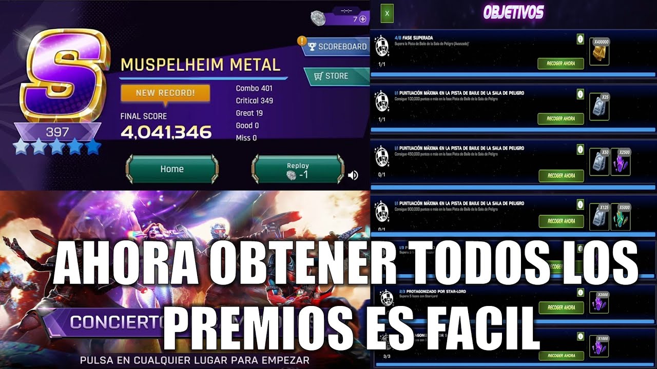 AHORA SI YA PUEDES OBTENER FACILMENTE TODOS LOS PREMIOS DEL Arcade Dimensional - Marvel MCOC