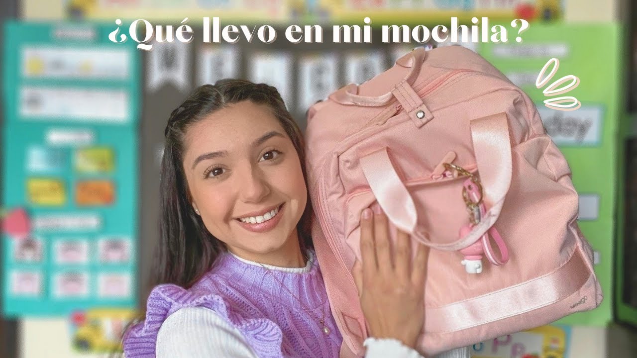 ¿Qué llevo en mi mochila siendo maestra? 🎒👩🏻‍🏫