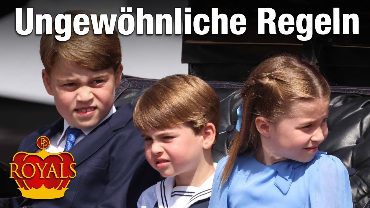 Sechs (bizarre) Regeln, die Royal-Kinder befolgen müssen • PROMIPOOL