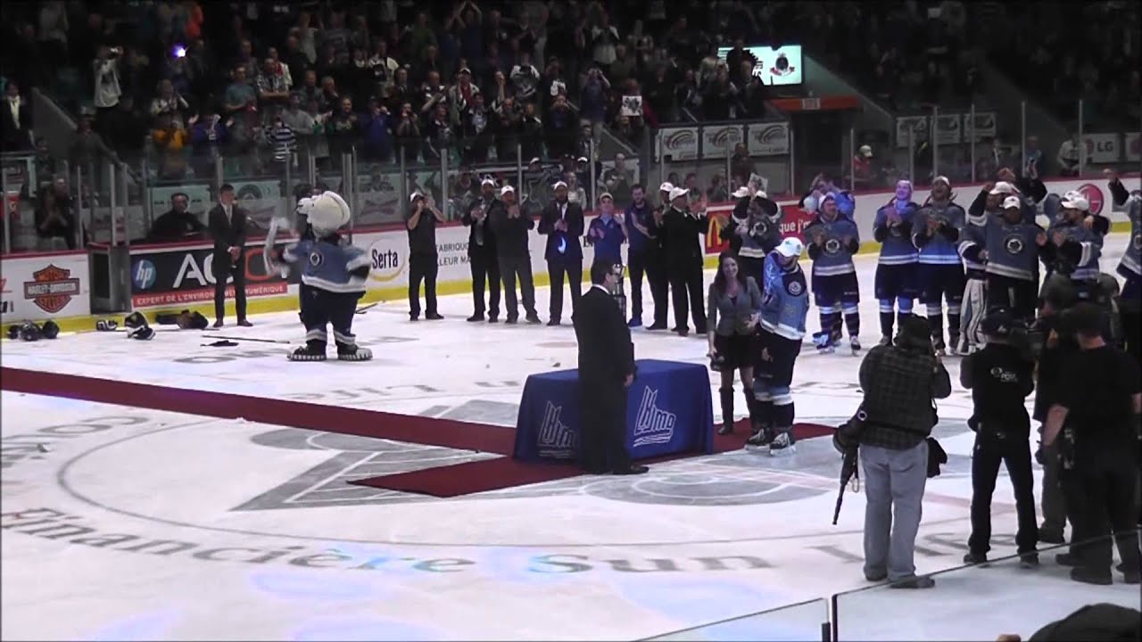 Finale LHJMQ (Game 7): Québec vs. Rimouski (18 mai 2015) L'Océanic remporte la Coupe du Président