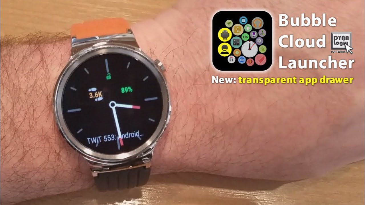 [v5.53] Add bubbles to any watch face - Bubble Cloud Wear Launcher