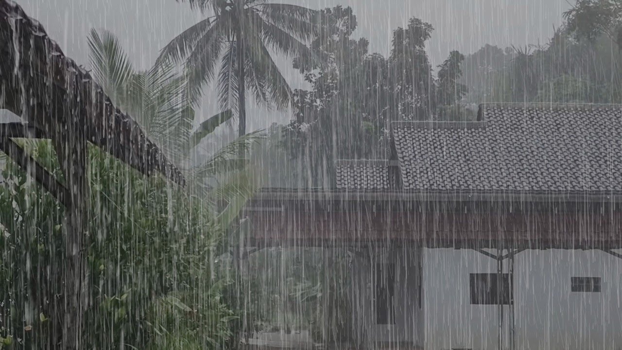Heavy Rain Creates Deep Sleep | Beat Insomnia with Heavy Rain Sounds