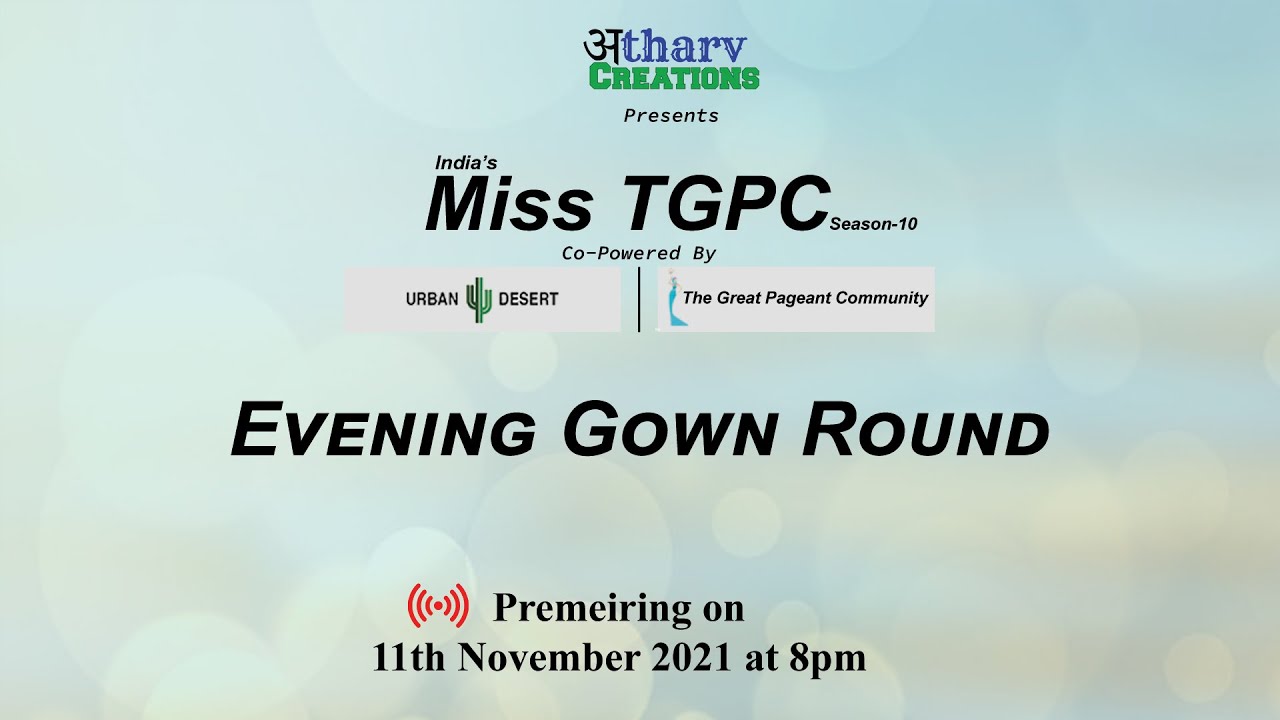 India's Miss TGPC Season-10 | Evening Gown Round | Unveiling Top 25