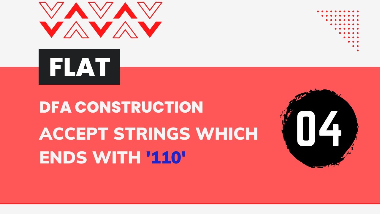 DFA Construction for language of strings which ends with '110'