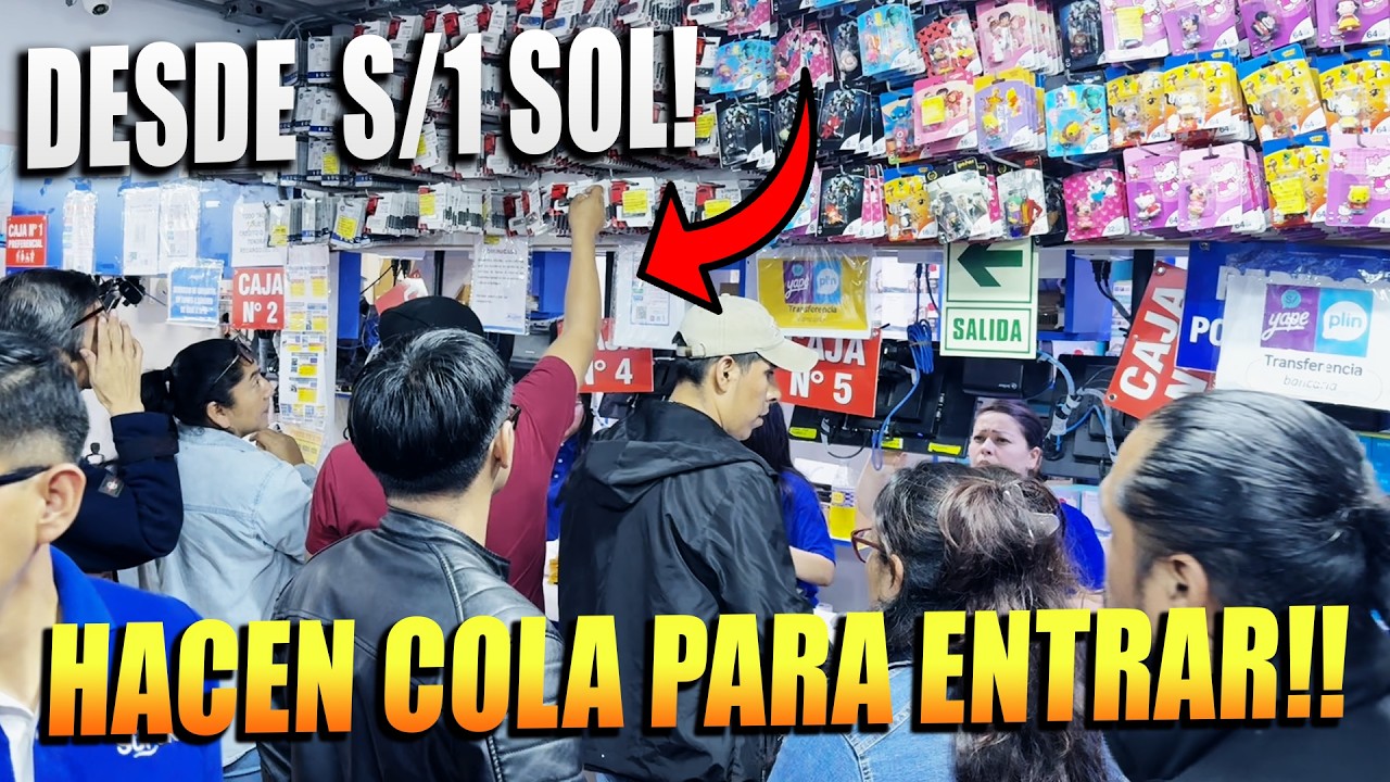 🔥 ÉSTE es el ALMACÉN CALETA GIGANTE LLENO de PRODUCTOS TECNOLÓGICOS VIRALES a S/1 SOL