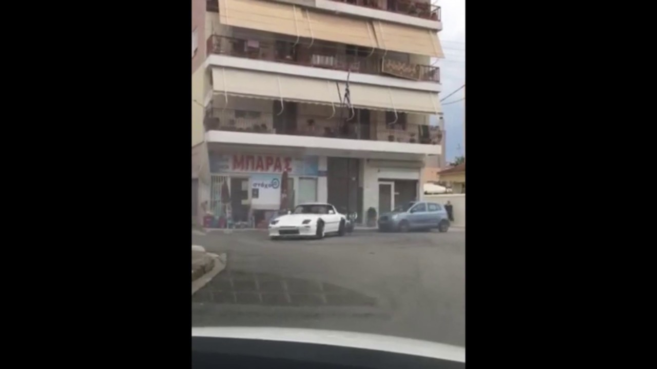 mazda rx-7 πηγαινοντας τον γαμπρο εκκλησια!!