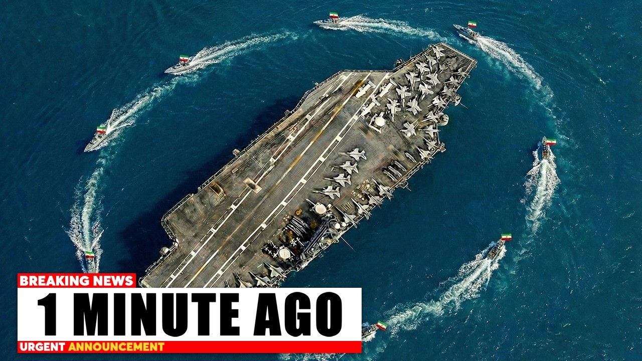 60 Iranian Fast Boats Surrounded a U.S. Carrier in Hormuz — Then This Happened