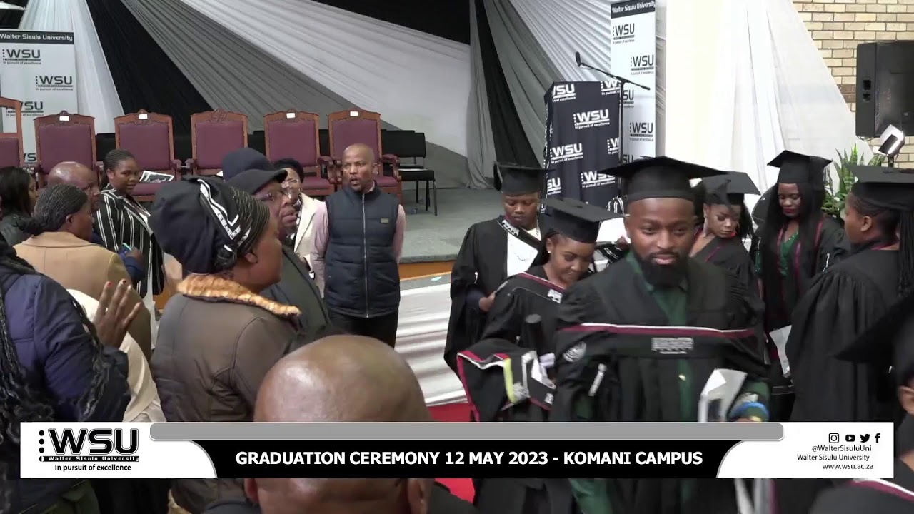 Walter Sisulu University Graduation 12 May 2023