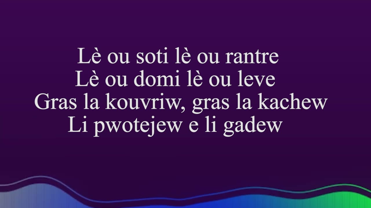 Benediksyon paroles/lyrics  | Se pou fav&egrave; Bondye sou ou | Moment intense d'#adoration .