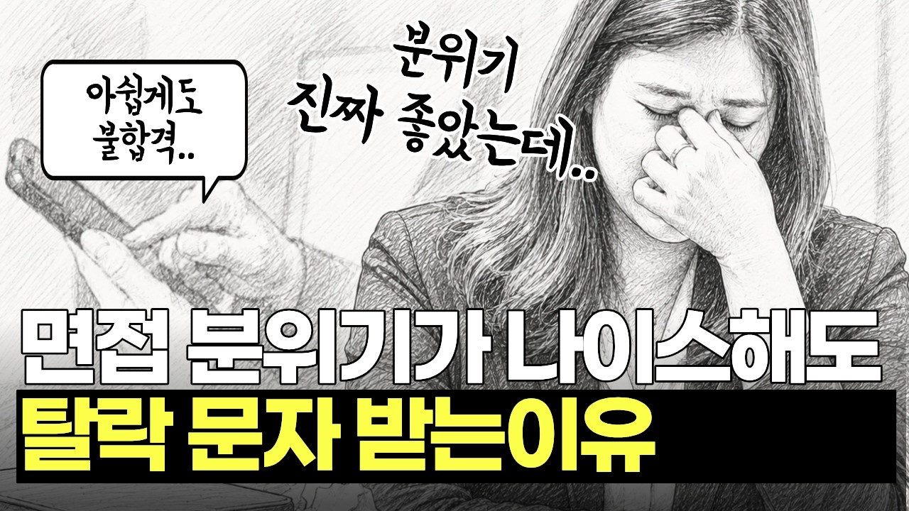 면접에서 가장 많이 탈락하는 유형 Top3, 면접 준비하고 계신분들 꼭 보고가세요!