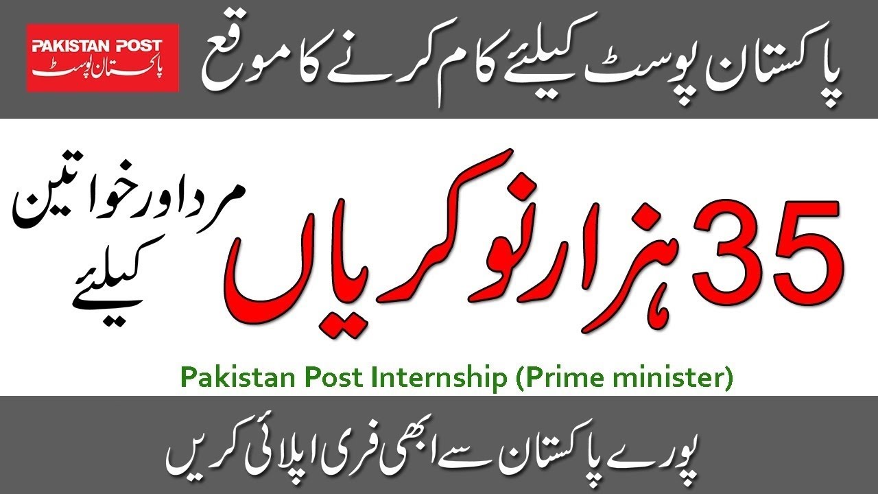 35000 Pakistan Post Office Jobs October 2019