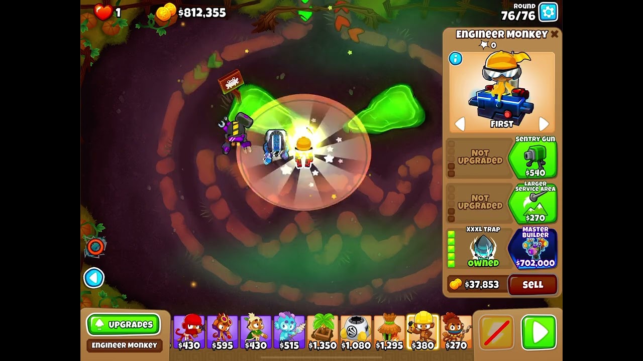 Btd6 advanced challenge 555 engineer and get the paragon