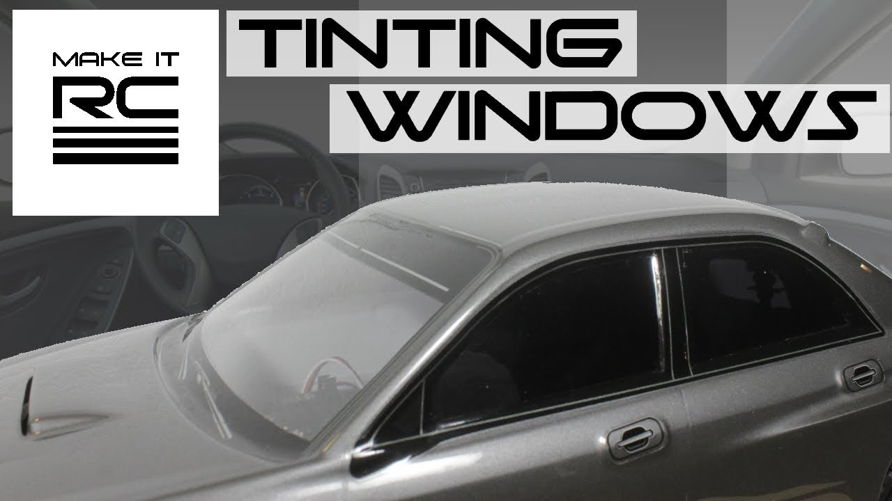 Using Full Scale Automotive Tint Film on RC Body