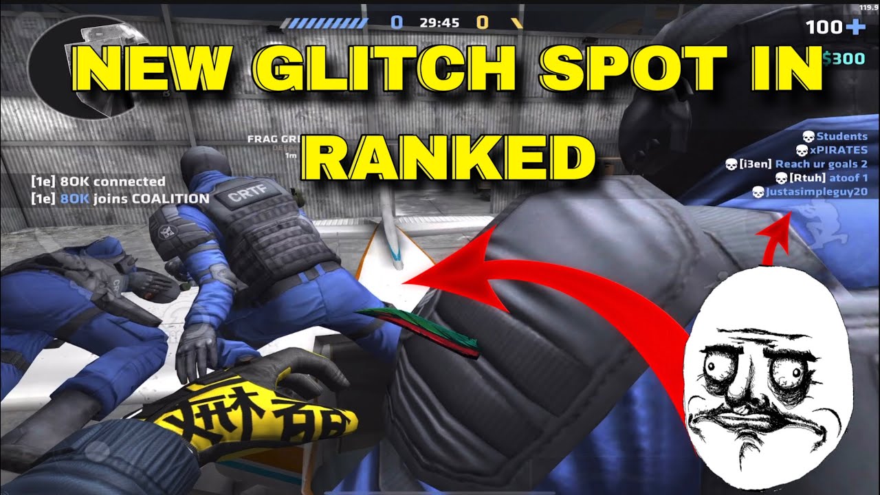 *NEW* glitch spot in RANKED! (Critical ops 1.34)