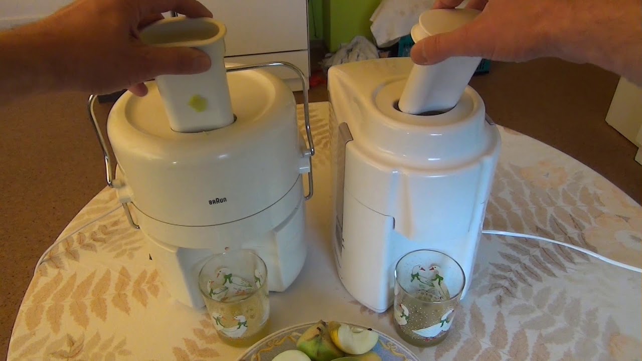 Functional Testing  Juicers   BRAUN MP50, Moulinex Type 753