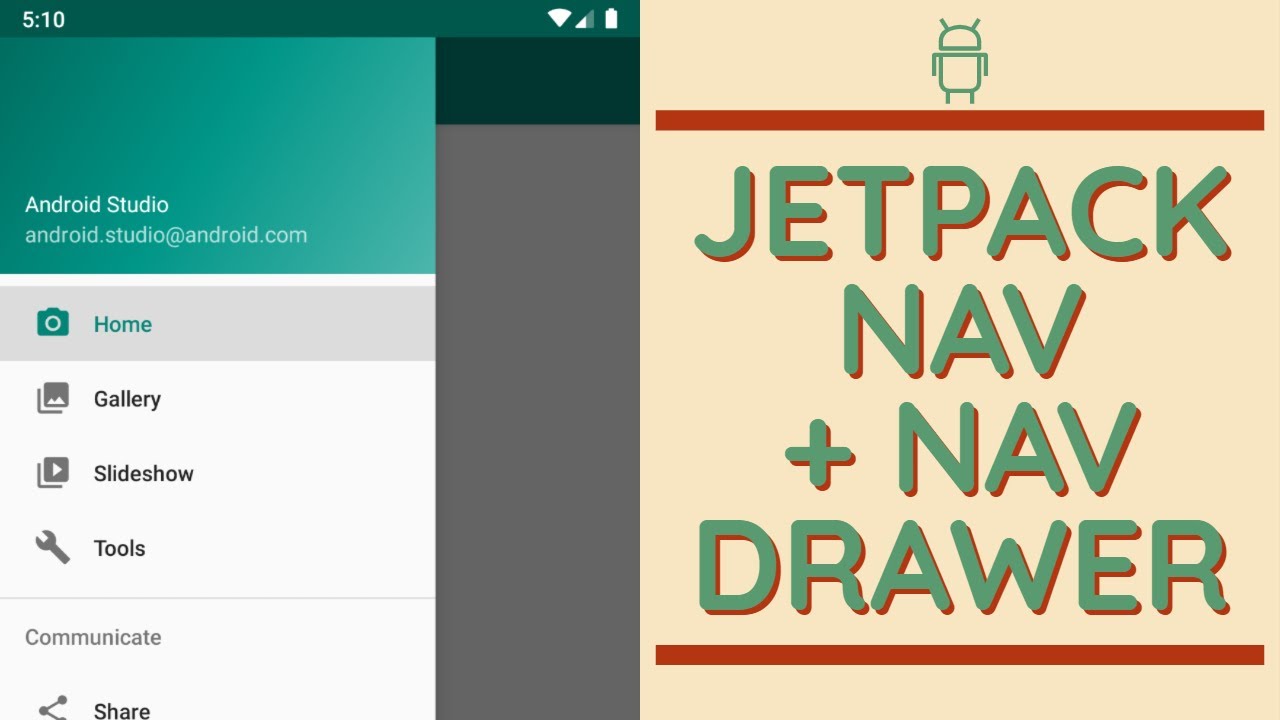 Android Jetpack: Navigation Component With Nav Drawer