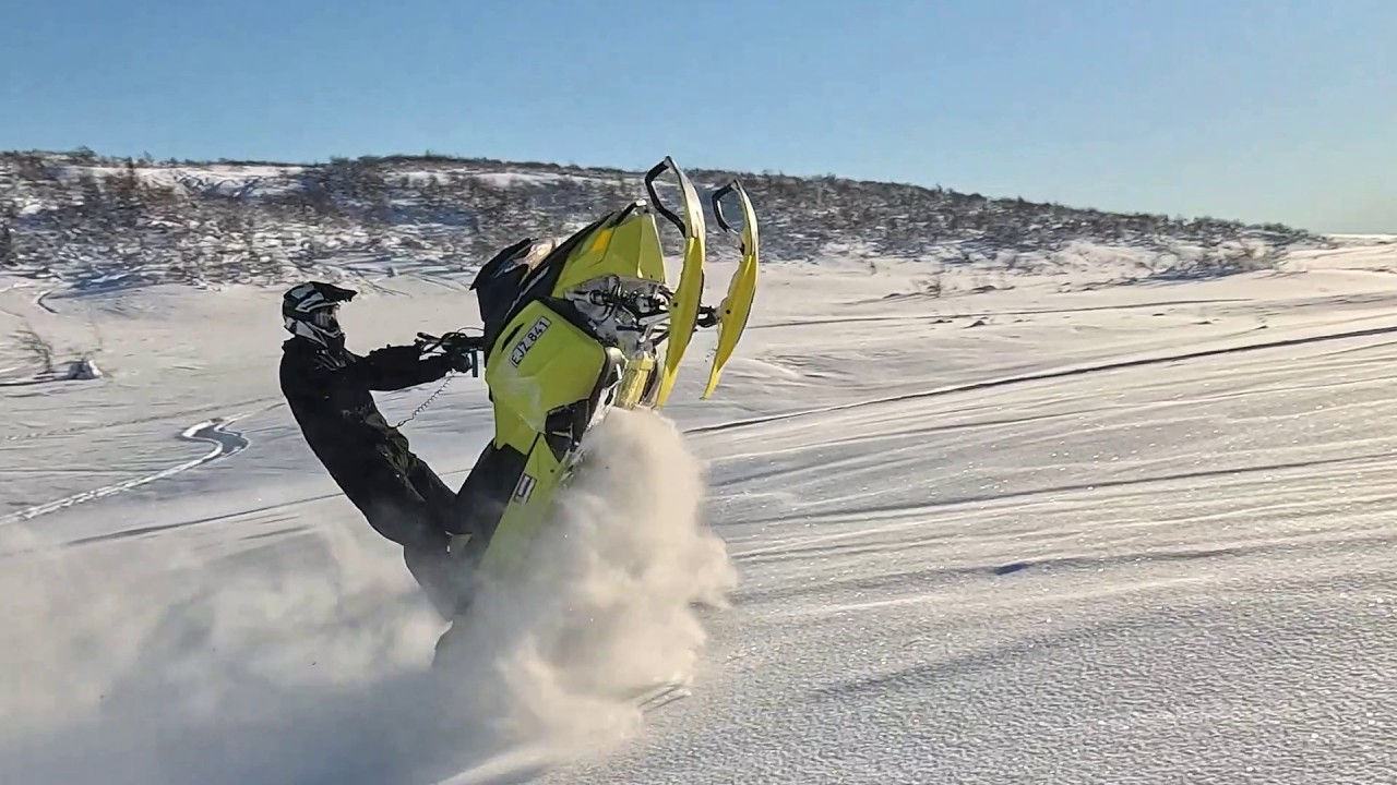 Ski-Doo Snowmobile Riding 2026 | Full Throttle in Deep Powder