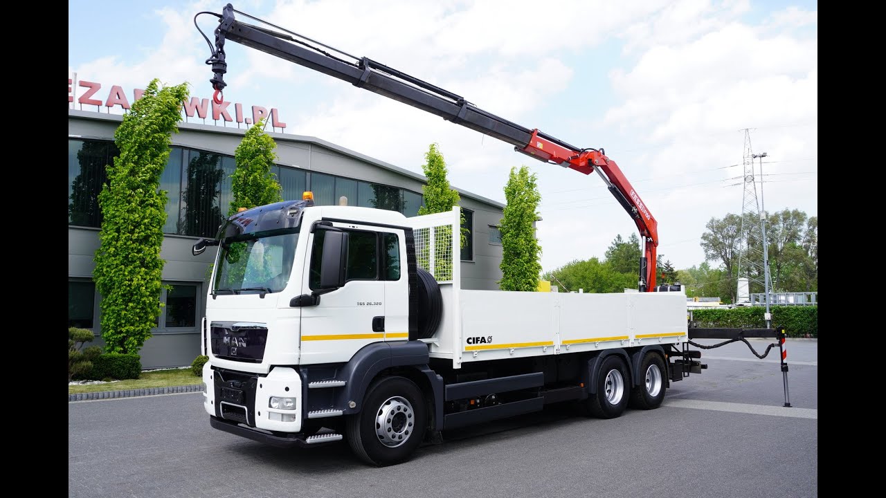 MAN TGS 26.320 6x4 - Crane Fassi F150A.23, remote control, rotator