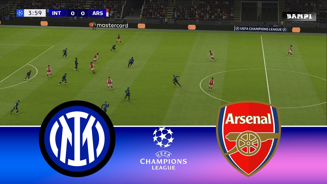 Inter Milan vs Arsenal - UEFA Champions League 25/26 / Full Match All Goals / PES 21 Gameplay UCL