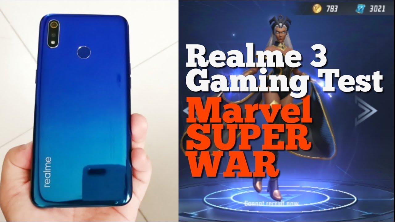 Realme 3 Gaming Test: Marvel Super War (Storm)