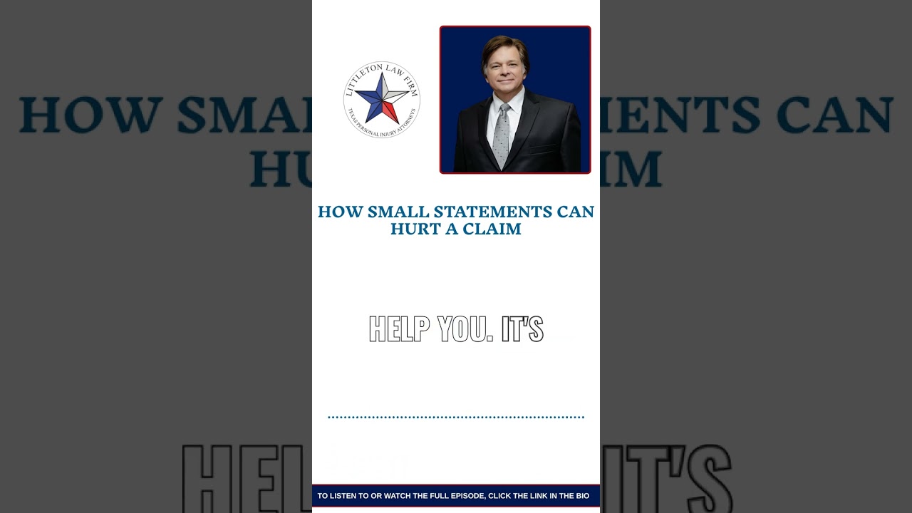How Small Statements Can Hurt a Claim