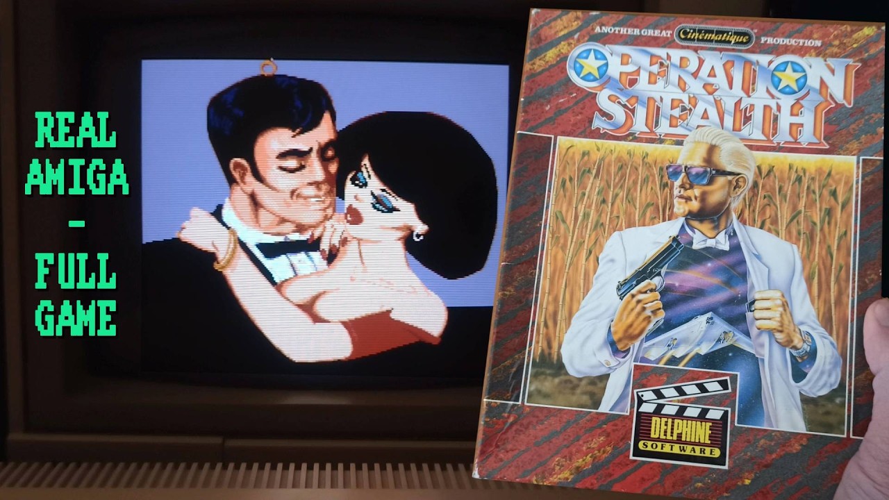 Operation Stealth - Amiga 500 Unboxing & Longplay [Real Hardware]