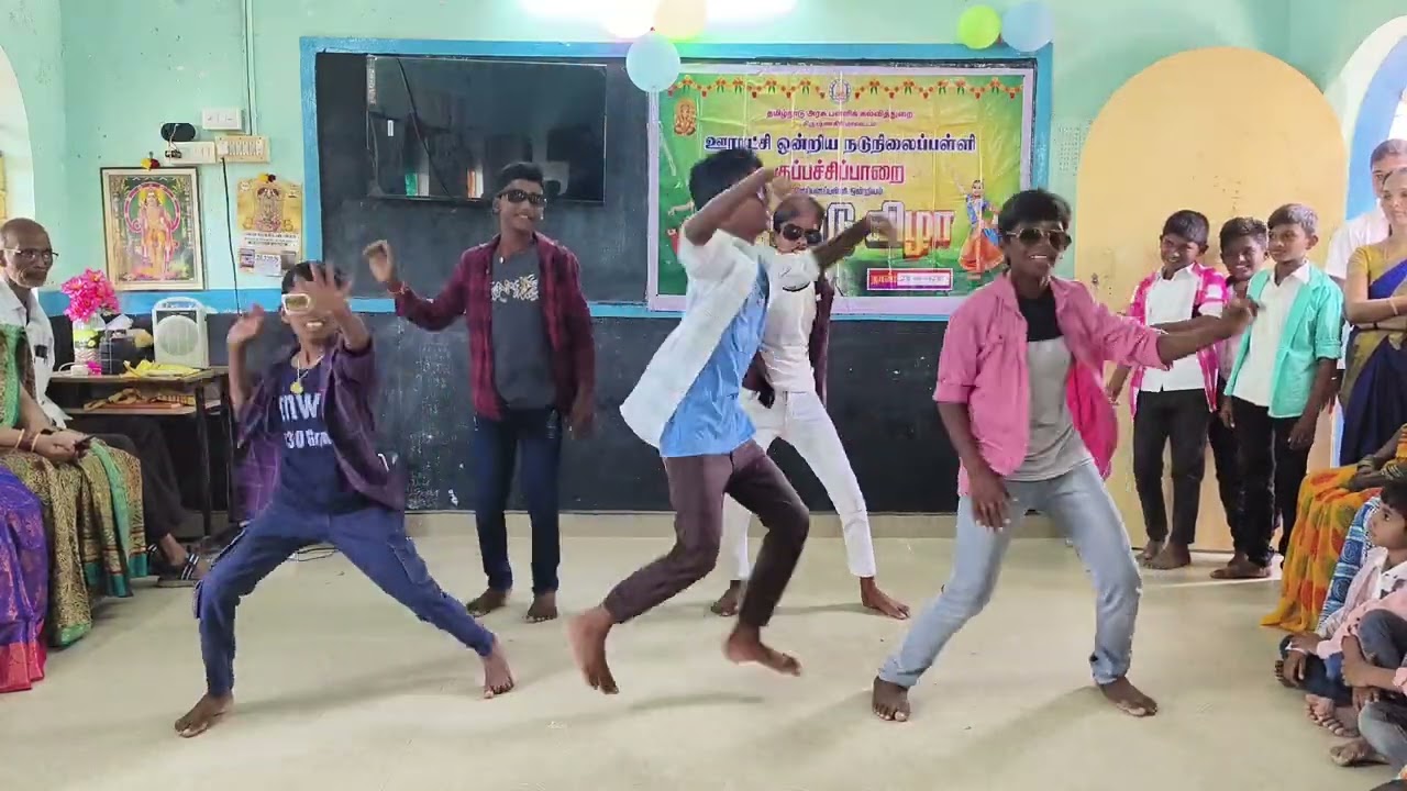 Annual day dance performance by 8th boys