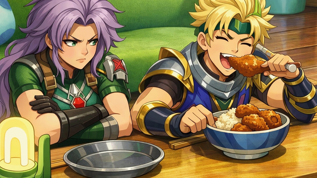 YIN THOUGHT MASHA WAS FREE FOOD...UNTIL LATE GAME
