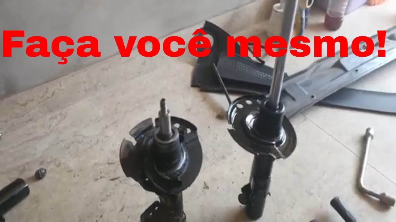 Troca Amortecedor Focus em casa