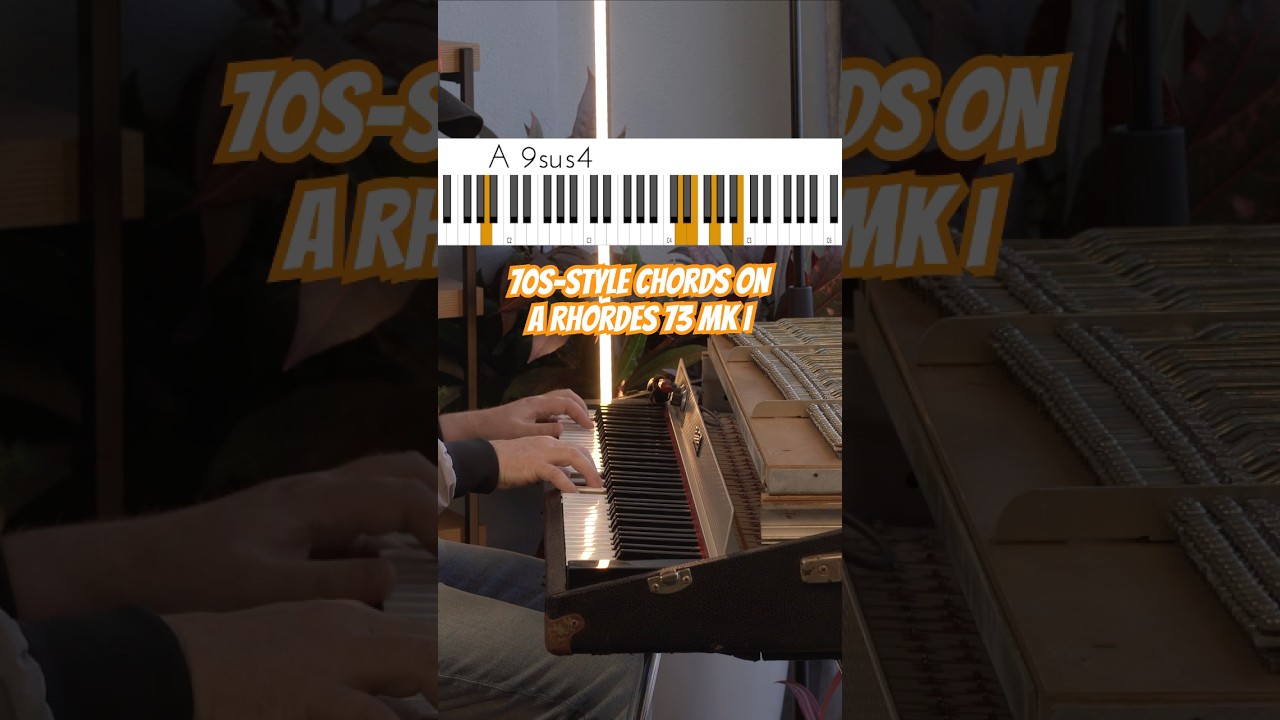 70s-Style Chords On A Rhordes 73 MK I 🔥🎹🔥 #musicianparadise