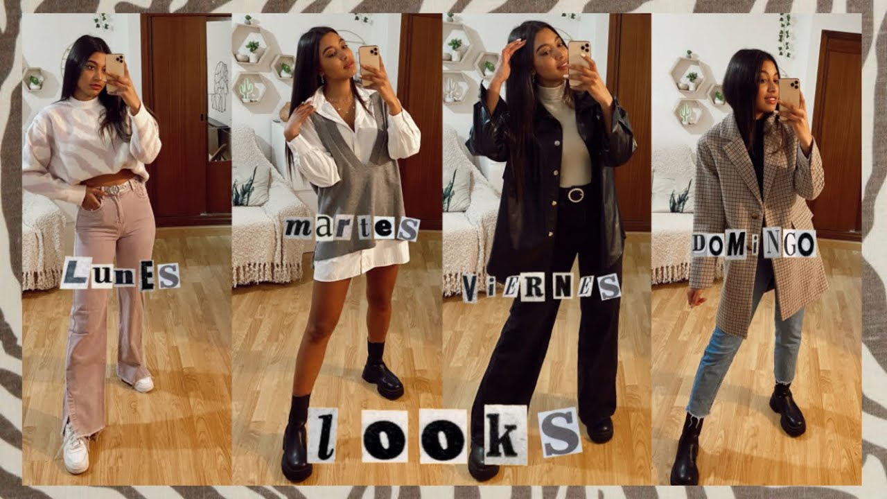 7 DÍAS 7 LOOKS DE INVIERNO ❄️ FÁCILES | OUTFITS DE LA SEMANA| GABRIELA RO