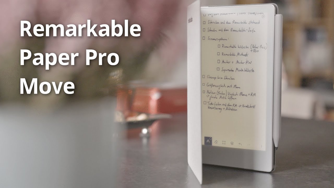 Braucht man das? Das Remarkable Paper Pro Move im Test!