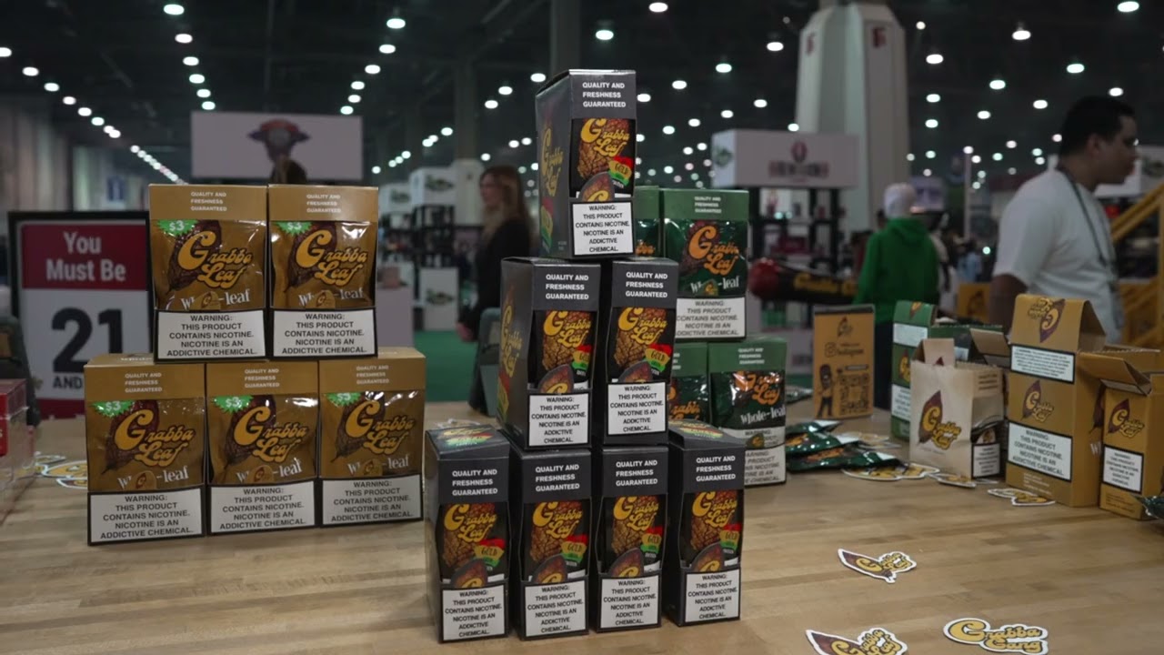 Elevate Your  Experience with Grabba Leaf's All Natural Cigar Wraps | PCA Tradeshow 2024