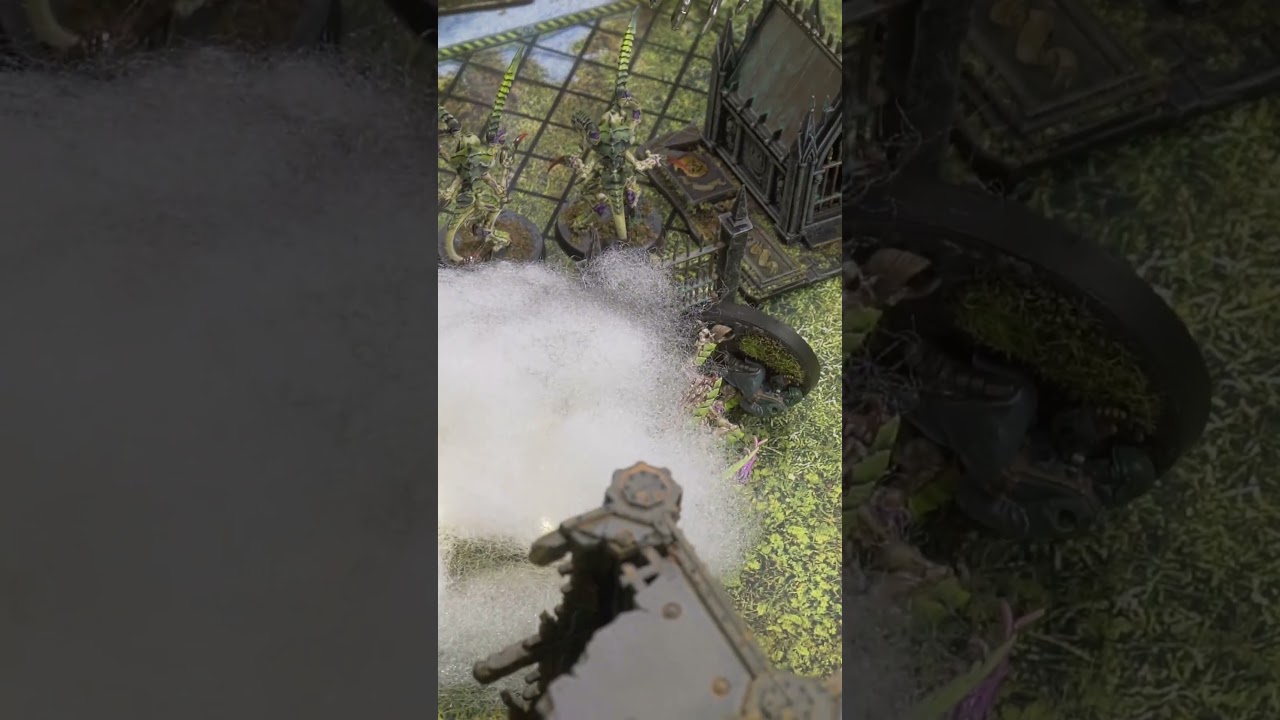 Стрельба Десикратора #chaos #wartishki #battlereport #chaosknight #вартишки #warhammer40k