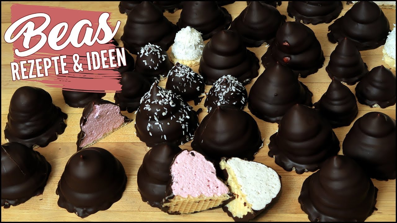 Schaumküsse selber machen | Schokokuss Rezept mit Himbeer und Vanille Geschmack