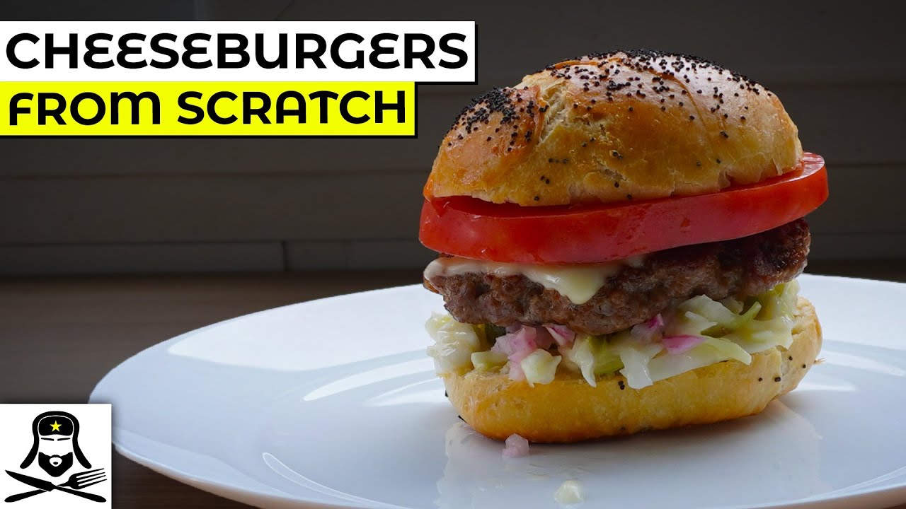 How I make juicy pork CHEESEBURGERS at home