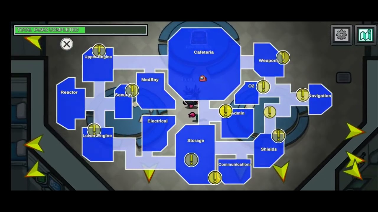 Doing Every task in Among us Practice mode!
