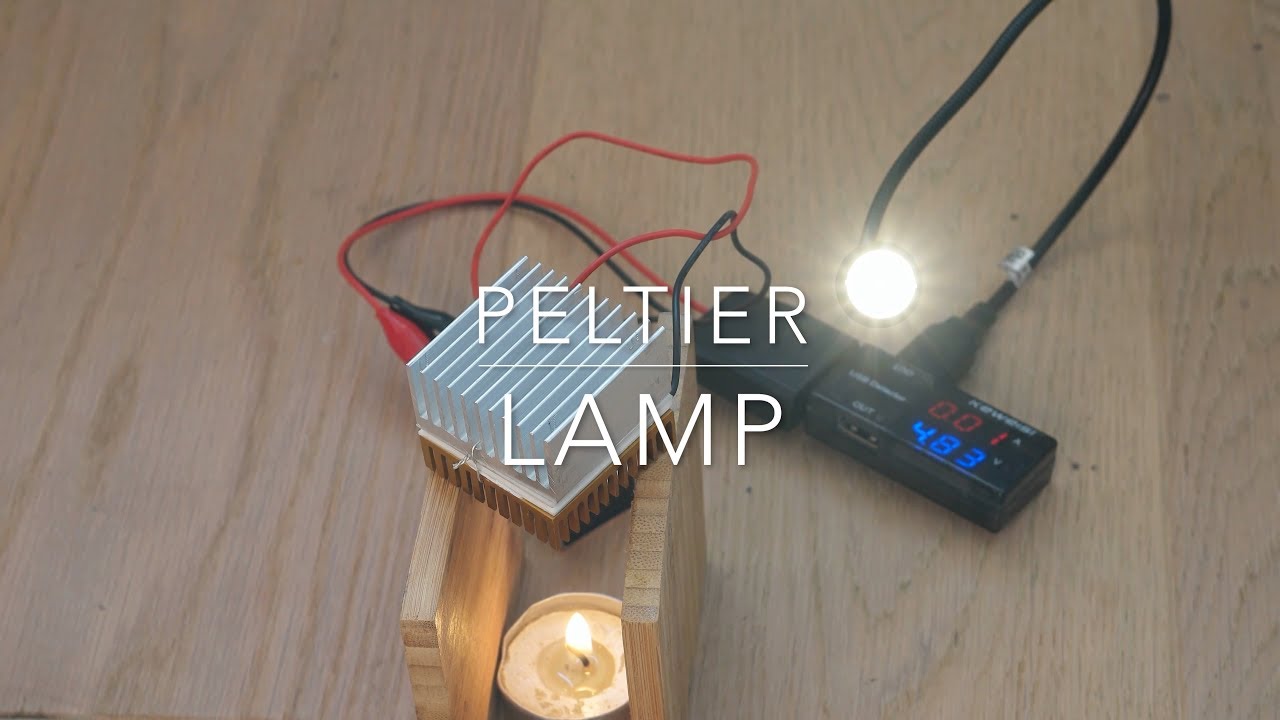 Peltier powered USB light