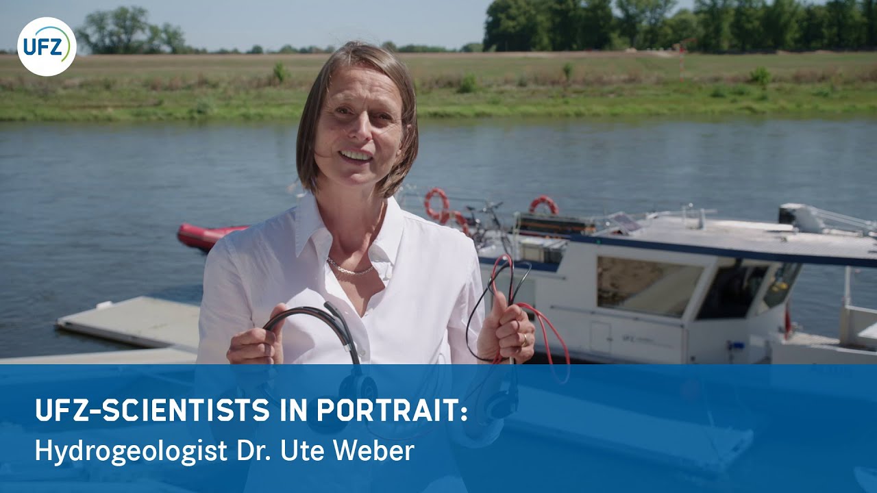 UFZ Hydrogeologist Dr. Ute Weber in portrait