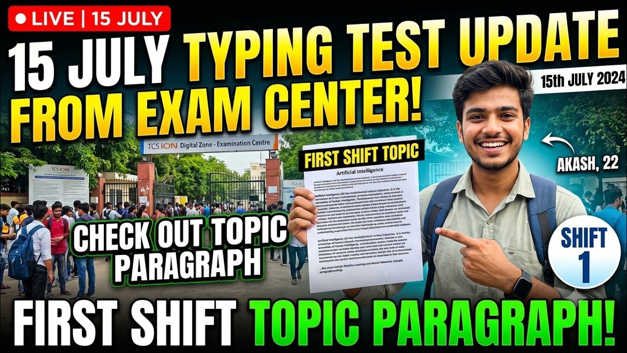 JKSSB Junior Assistant Typing Test 15 July 1st Shift Review | Easy, Moderate or Tough?