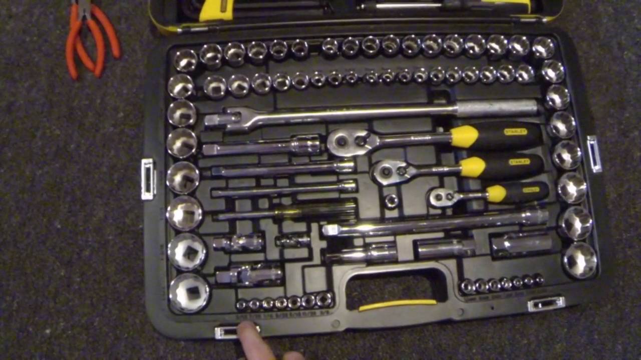 Stanley 156pc tool kit overview / review