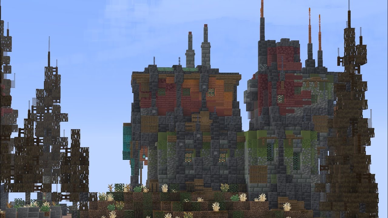 Незабываемая постройка в Minecraft