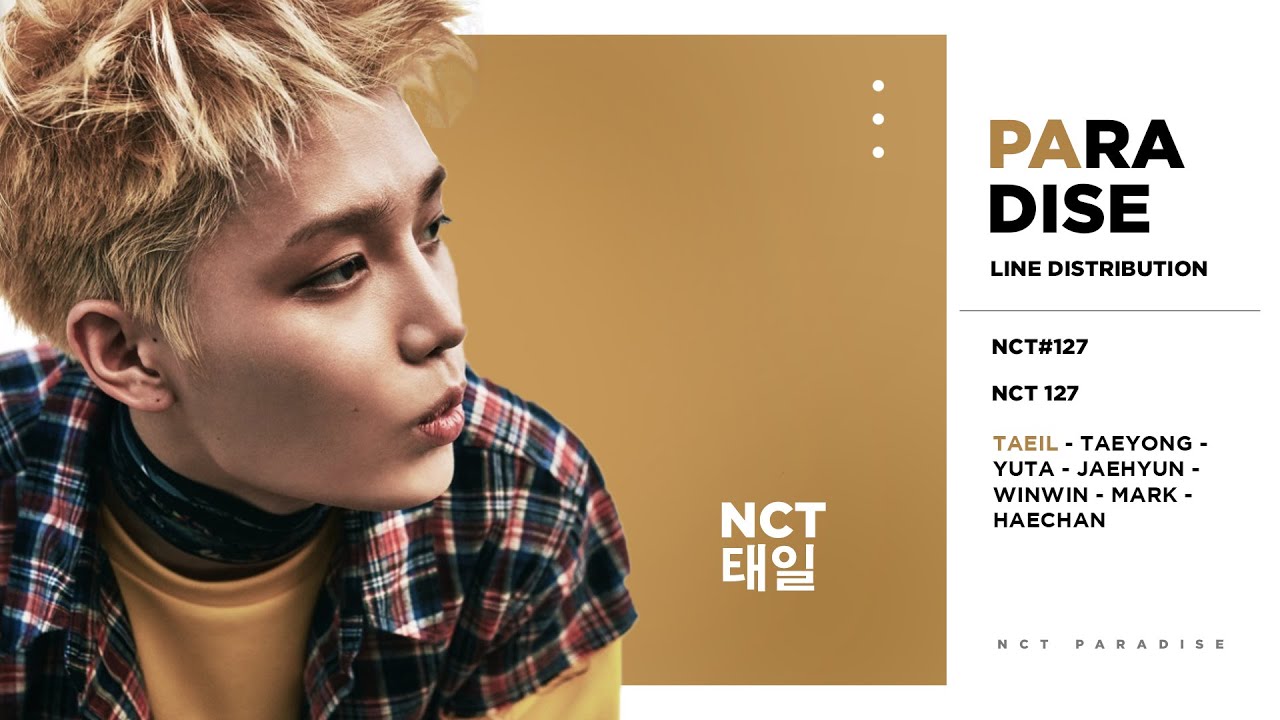 NCT 127 - Paradise (Line Distribution)