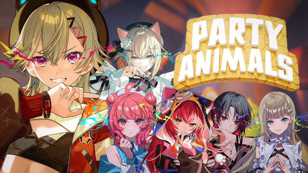 【 Party Animals 】本気の殴り合い【 ぶいすぽっ！ / 小森めと 】