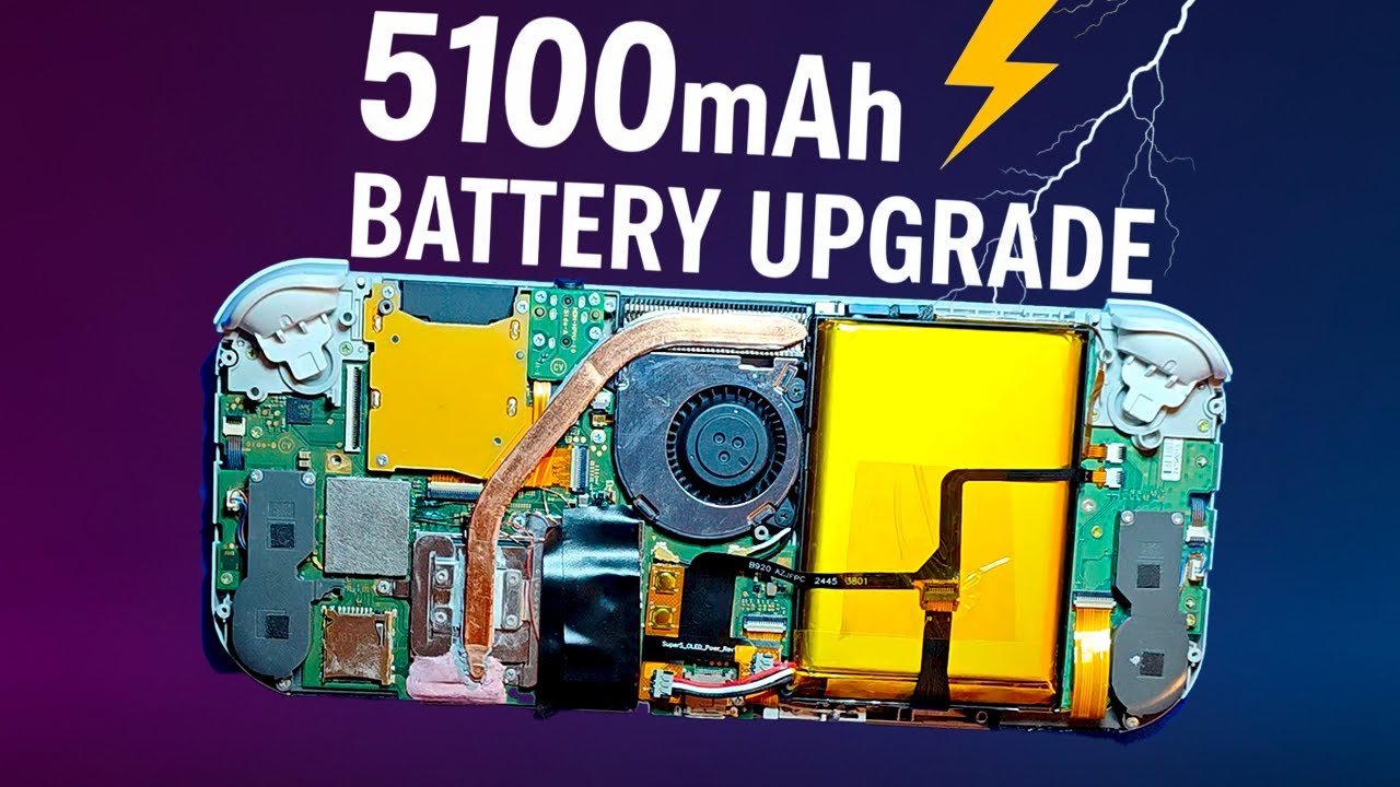 Switch Lite 5100mAh Battery Upgrade