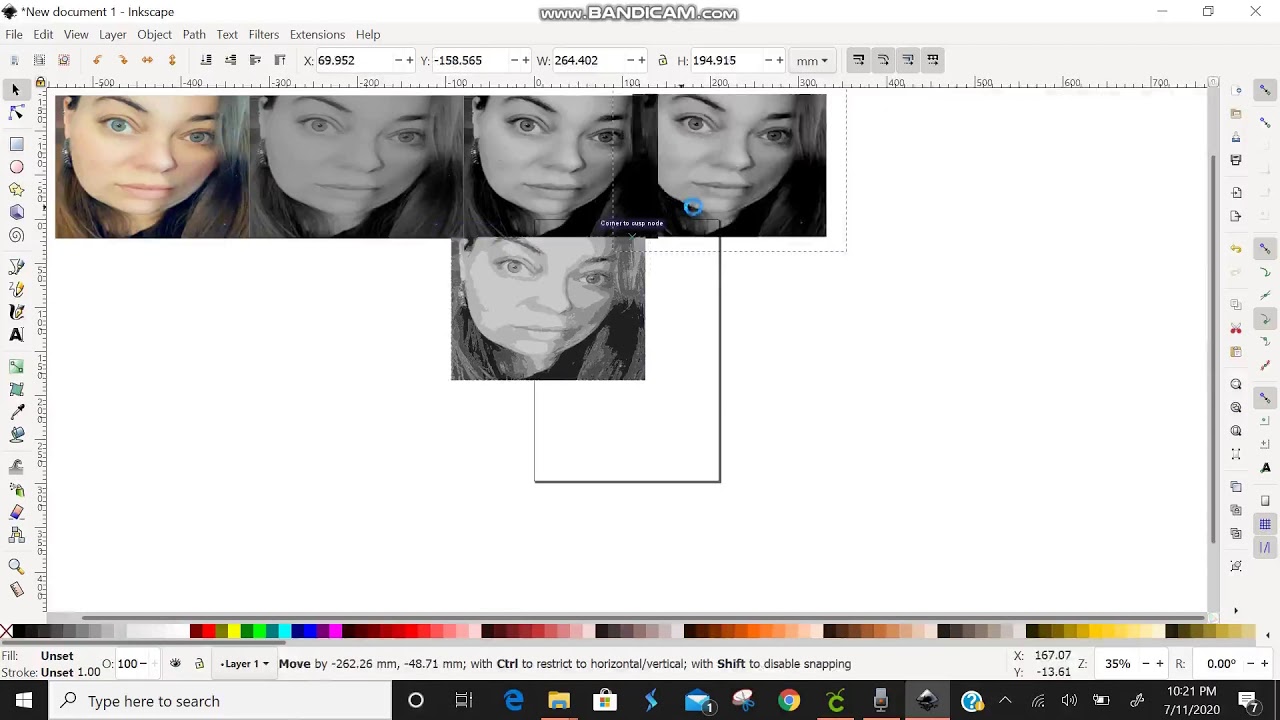 Convert colored photos to a black and white Svg | THIS IS AWESOME #inkscape #svg #cricut