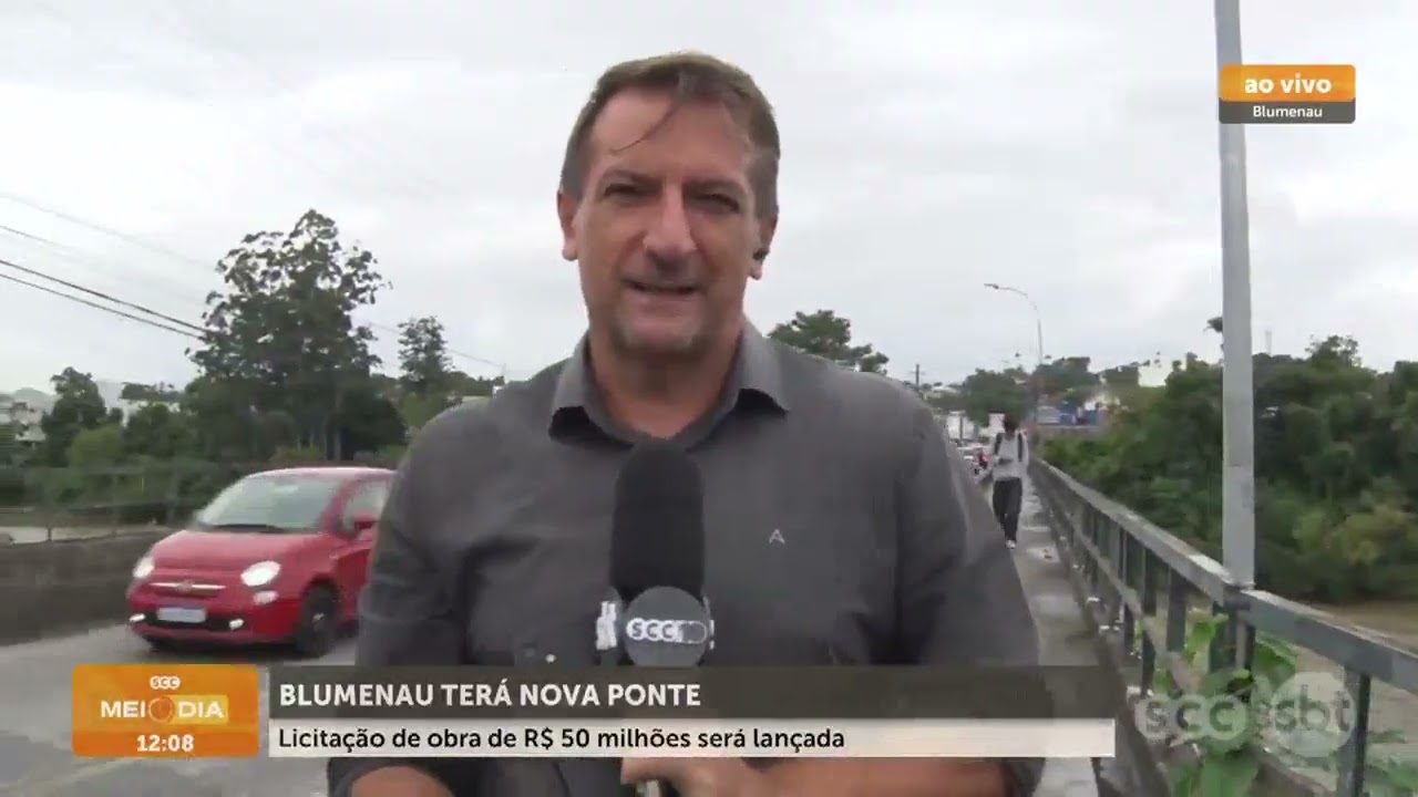 Blumenau terá nova ponte com licitação de R$ 50 milhões | Cotidiano | SCC Meio-Dia