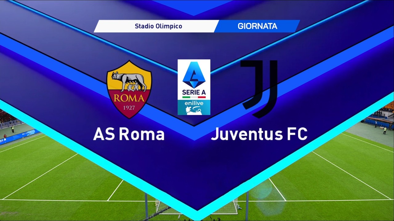 AS Roma vs Juventus | Stadio Olimpico | 2025-26 Serie A | PES 2021