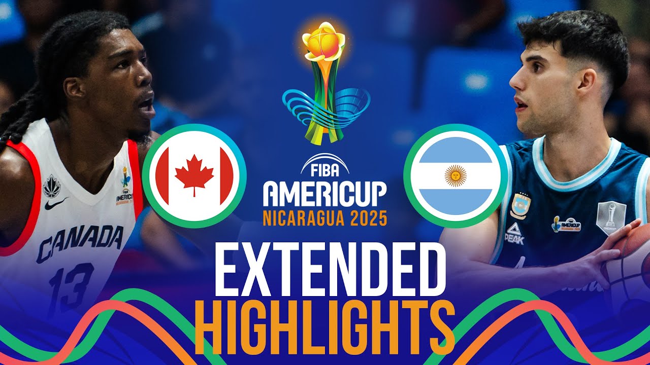 Canada 🇨🇦 vs Argentina 🇦🇷 | Extended Highlights | FIBA AmeriCup 2025