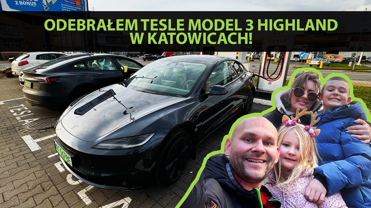 ODBIERAMY Tesla Model 3 Highland w KATOWICACH!